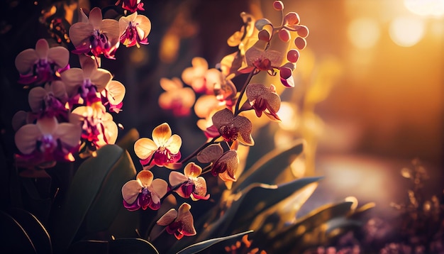 Orchids are a symbol of the new year.