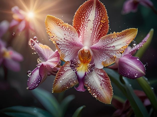 Orchids with stunning starshaped petals