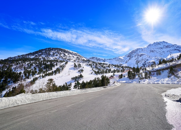 Ordino Arcalis ski resort sector in Andorra