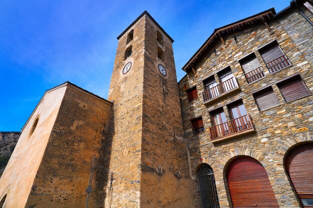 Ordino village in Andorra Pyrenees