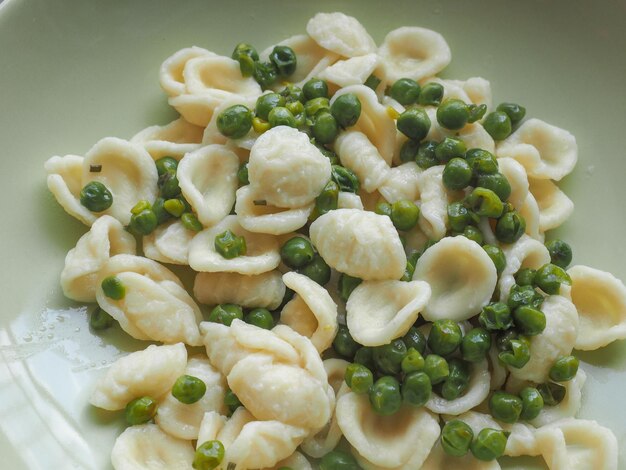 Orecchiette pasta with chickpeas