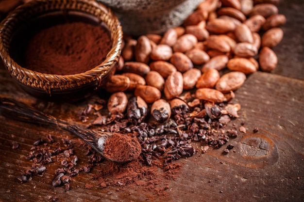 Organic cacao beans