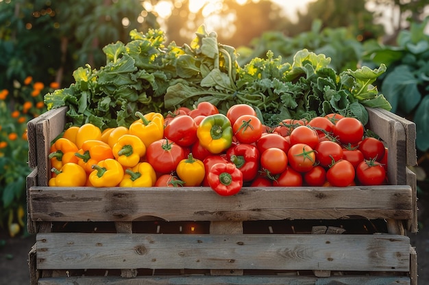 Organic fresh agricultural product at farmer market