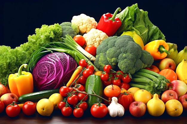 Organic fresh vegetables