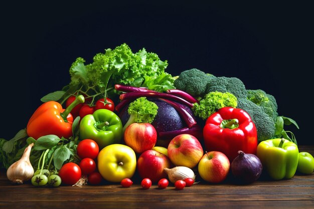 Organic fresh vegetables