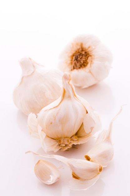 Organic garlic from the local Farmers Market.