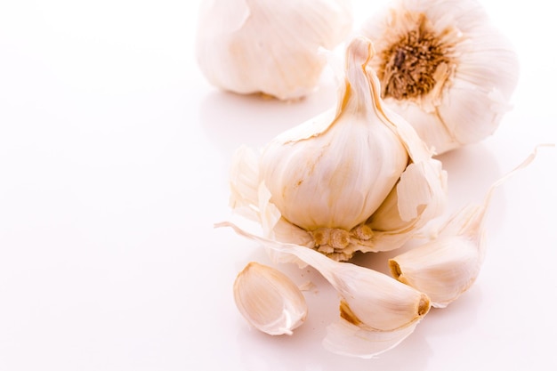 Organic garlic from the local Farmers Market.