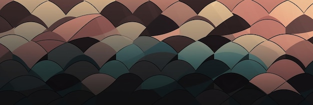 Organic Grid Pattern with Irregular Shapes for Modern and Creative Wallpaper Banners