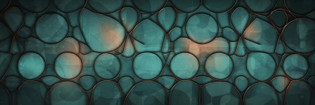 Organic Grid Pattern with Irregular Shapes for Modern and Creative Wallpaper Banners