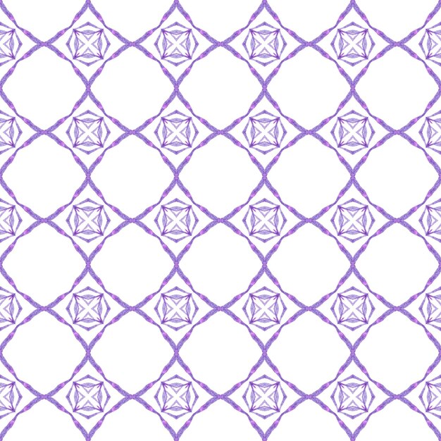 Oriental arabesque hand drawn border. Purple amazing boho chic summer design. Arabesque hand drawn design. Textile ready magnificent print, swimwear fabric, wallpaper, wrapping.