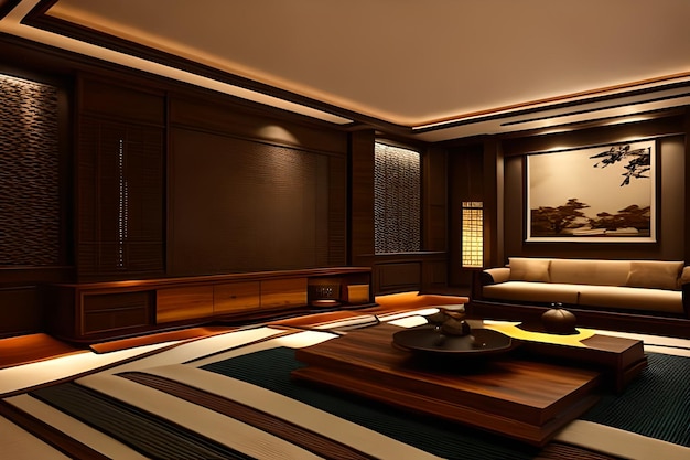 Oriental style Japanesse Home Interior Design