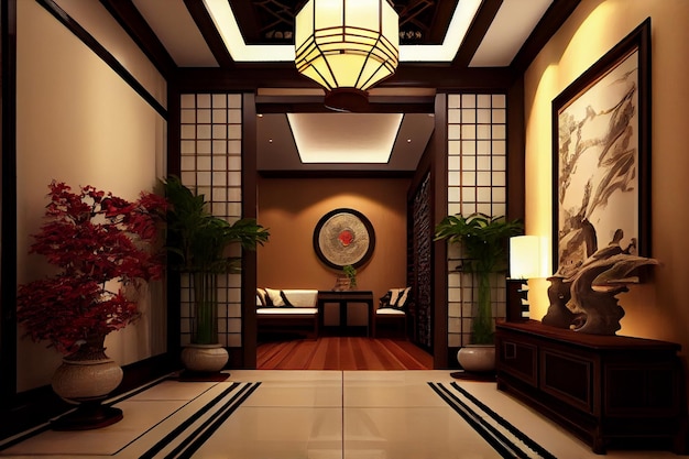 Oriental style Japanesse Home Interior Design