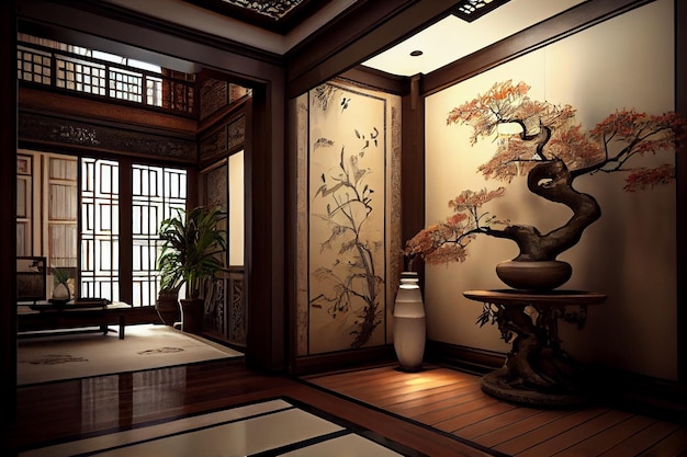 Oriental style Japanesse Home Interior Design