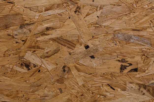 Oriented strand board OSB wallpaper Abstract wooden background