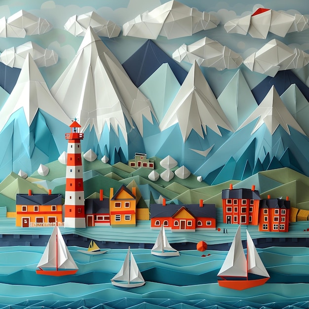 Origami Ushuaia Worlds Southernmost City Scene