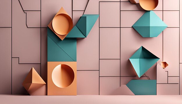 Original geometric background