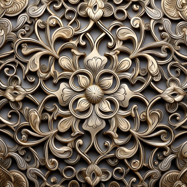 Ornamental Design Pattern Arabesque