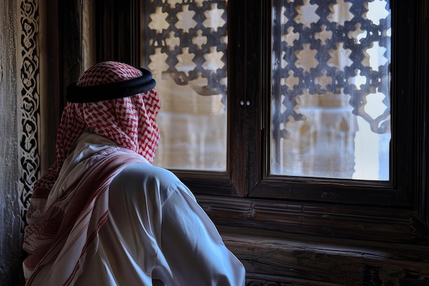 Ornate Arab looking window Generate Ai