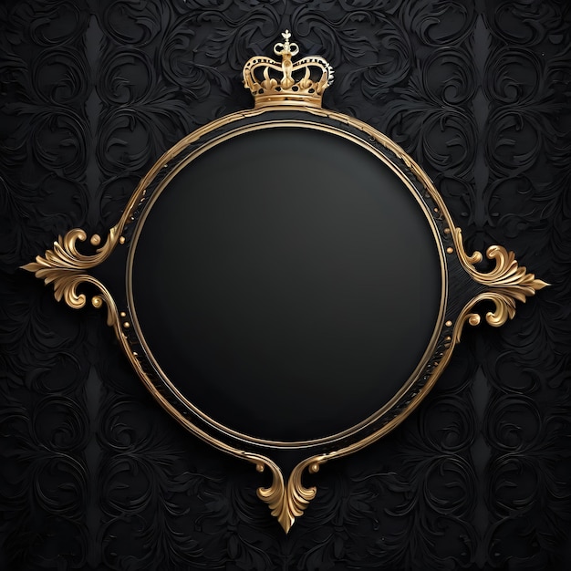 Ornate Baroque Golden Frame