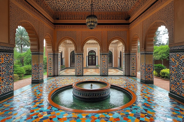 Ornate Islamic interior decor