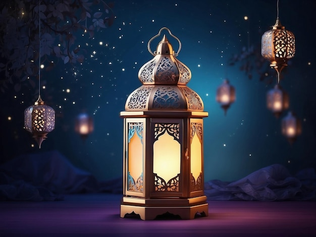 Ornate lantern for celebrating Ramadan