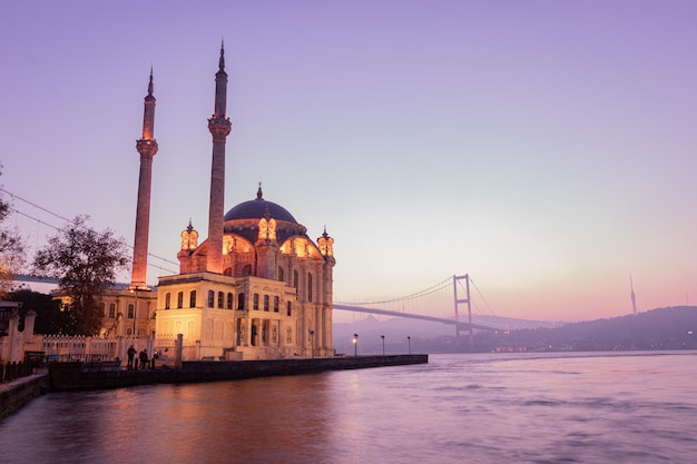 Ortakoy Mosque in Istanbul City Turkey