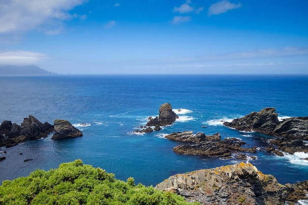 Ortigueira cliffs and atlantic ocean Galicia Spain