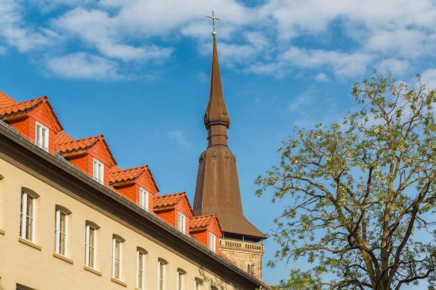 Osnabruck Germany Street in the Osnabruck the third largest city in the state of Lower Saxony