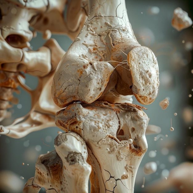 Osteoarthritis of the Knee 3D Visualization with Inflammation and Erosion