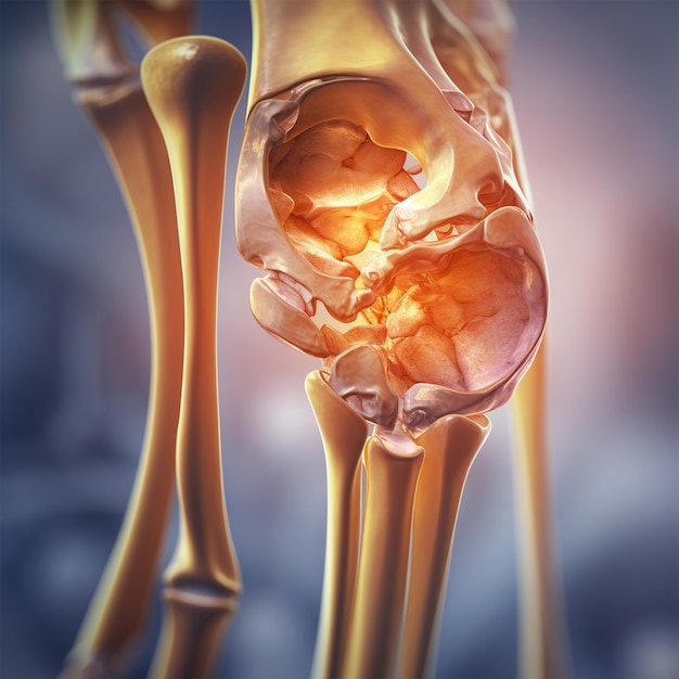 Osteoarthritis Medical Poster with Magnification