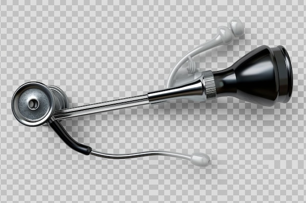 Photo otoscope isolated in transparent background