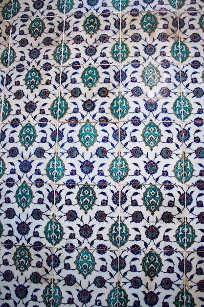 Ottoman time Tiles with patterns