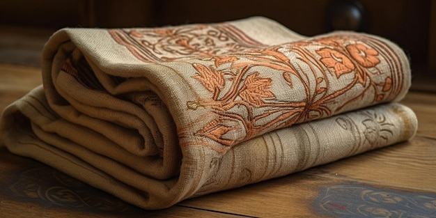 Ottoman towel close up