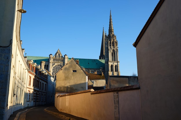 The Our Lady of Chartres cathedral is one of the most visited tourist destination in France