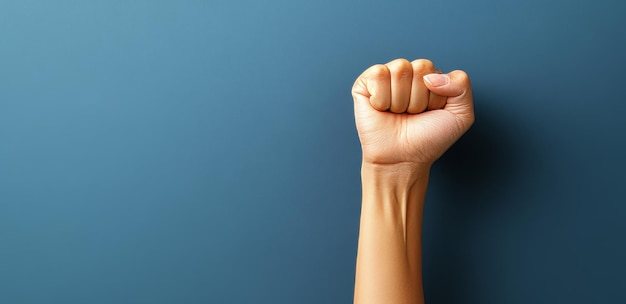 Our Raised Fist Wrapped in Stars and Stripes Represents American Patriotism and the Enduring Spirit of Democracy