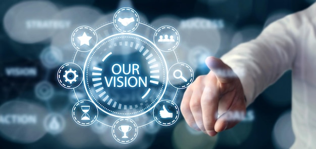 Our Vision concept Business Technology Internet