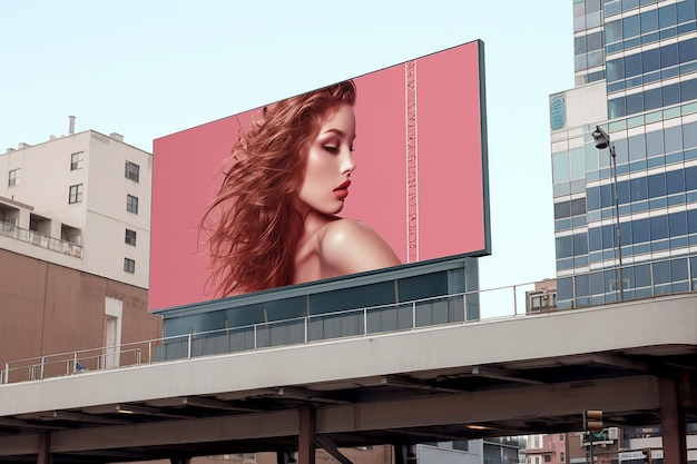 outdoor billboard mockup material