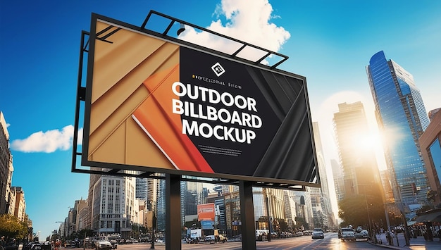 outdoor billboard mockup