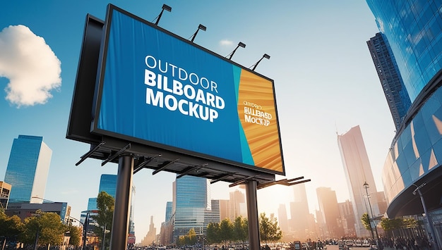 outdoor billboard mockup