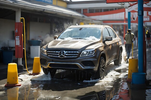 Outdoor Car Washing