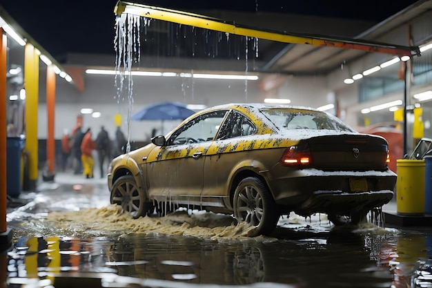 Outdoor Car Washing