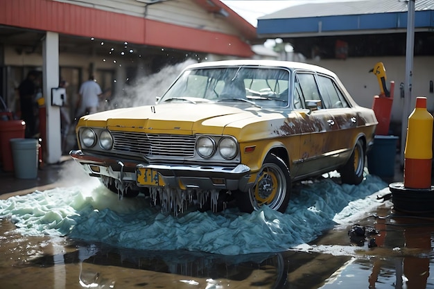 Outdoor Car Washing