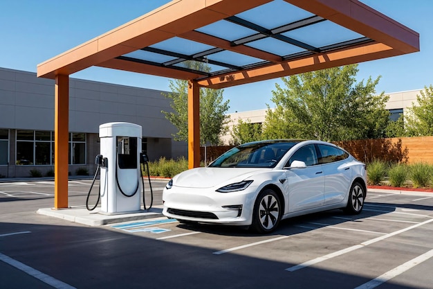 Outdoor electric vehicles and charging piles