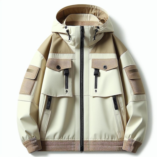 Outdoor Jacket with Multiple Pockets Keywords