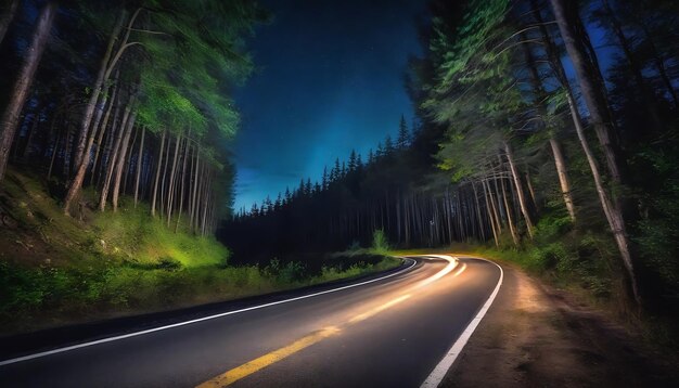 Outdoor nature landsacpe forest tree road highway path landscape art wallpaper