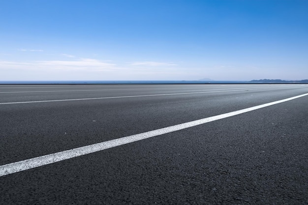 Outdoor road traffic and sky background