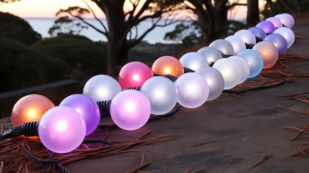 Outdoor string lights