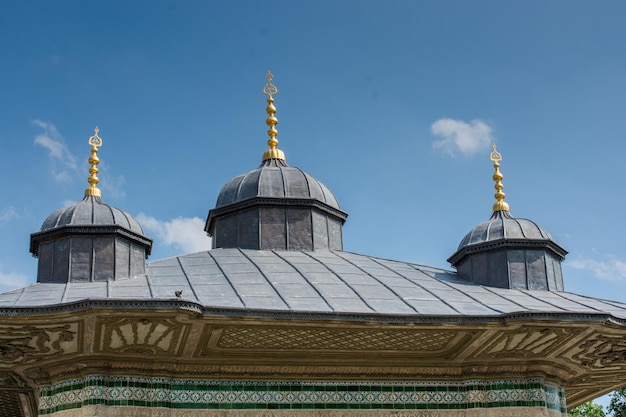 Outer view of dome in Ottoman architecture