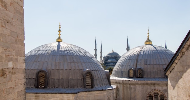 Outer view of dome in Ottoman architecture