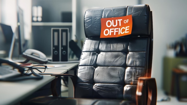 Photo the outofoffice chair